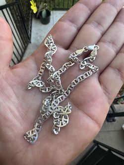 .925 Silver Chain Diamond Cut (MADE IN ITALY)