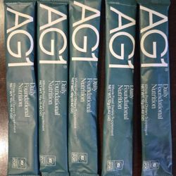 New  AG1 Athletic Greens Travel Pack Pouch x5 - Sealed Fresh Pack Exp 5/2026