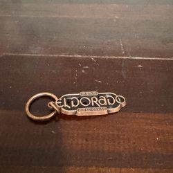ELDORADO Hotel & Casino Reno, Nevada Metal SOUVENIR Keychain Keyring Vintage