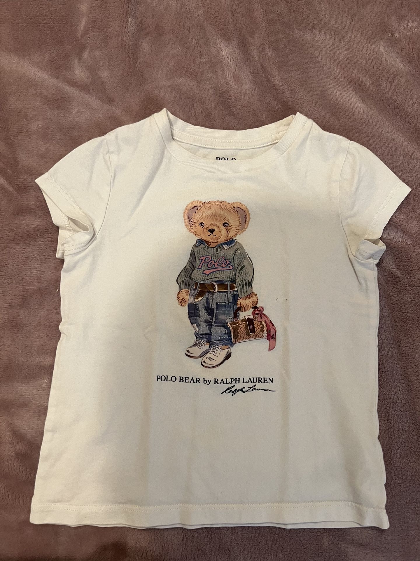 3T Polo Bear Ralph Lauren Girls T-shirt