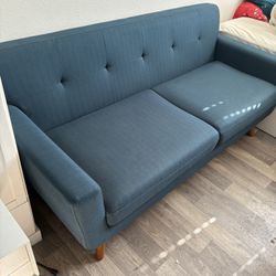 Blue Couch 🛋️ nice 👍 Modern Low