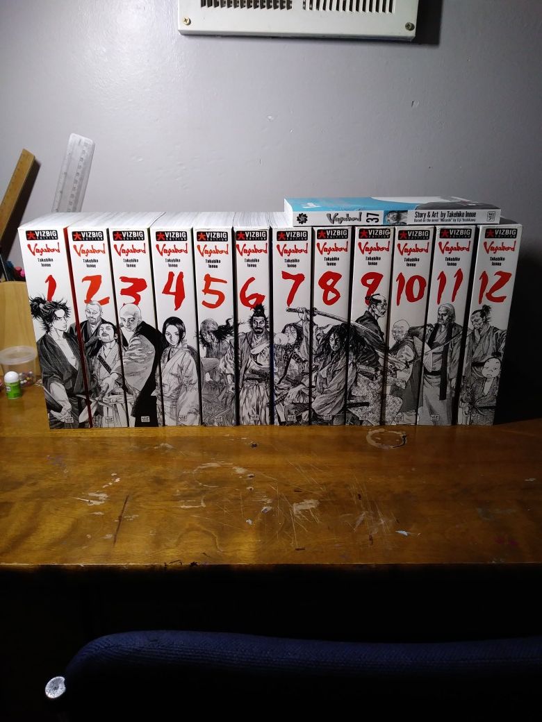 Vagabond manga complete set 1-37 vizbig