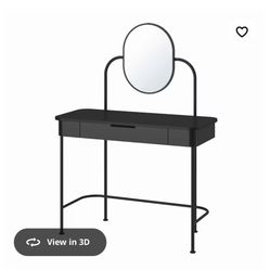 Black Vanity Desk 