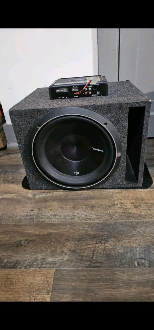 Rockford Fosgate 12" P3 w/ Rockford Fosgate Prime R500X1D In Box