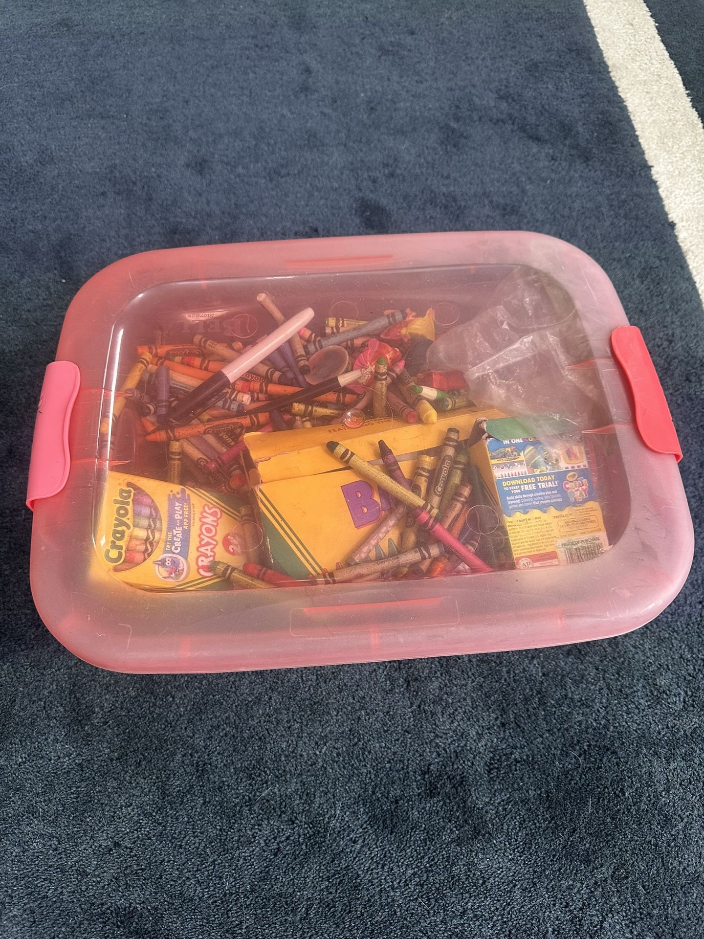 Tub Of Crayons