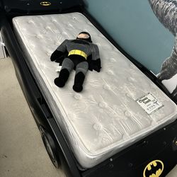 Batman Bed Frame + plush 