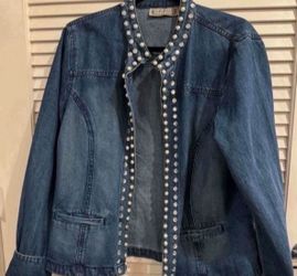 Women’s Jean Jacket Xlg $15! Like New! Wore Once! 