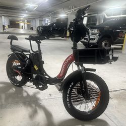 Folding E Bike 7spd 