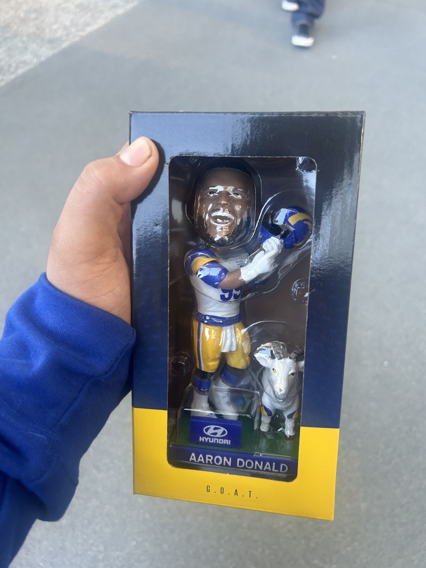 Aaron donald Goat bobblehead