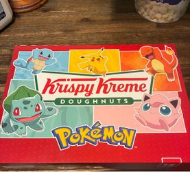 Krispy Kreme Pokémon Limited Edition Doughnut Box