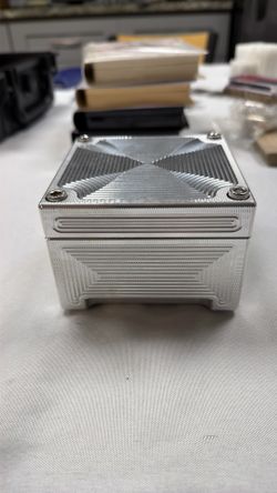 Custom made aluminum 10 oz silver bar holder