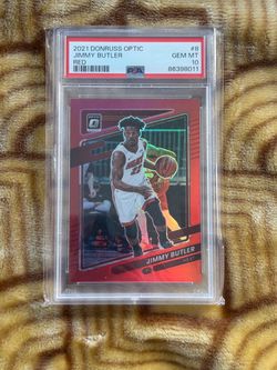 2021 PANINI DONRUSS OPTIC #8 JIMMY BUTLER RED