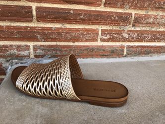 Jo Mercer Leather Gold Flats (size 39) from Australia