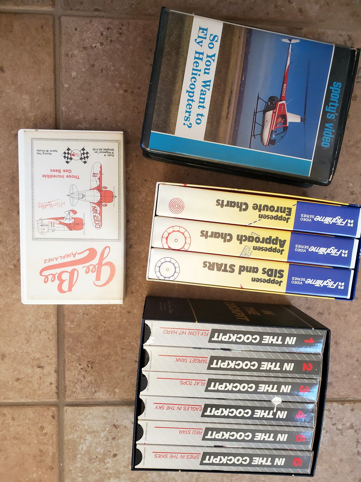 Aviation VHS tapes