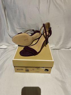 Michael Kors Suede Heeled Sandals Size 6.5