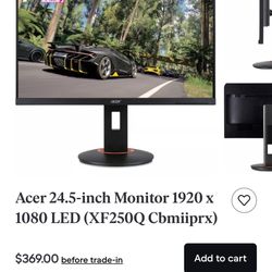 ACER XF240Q Monitor 