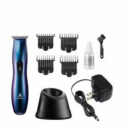 Andis 560974 Slimline Pro Cord/Cordless Trimmer – Lithium Ion T-Blade, Zero Gap Precision, Limited Edition Galaxy, Professional Performance