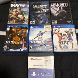 PC and PS4 games