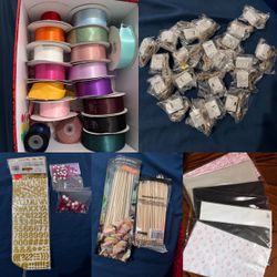 Mixed Craft Supplies Lot