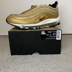 VNDS NIKE AIRMAX 97 GOLD BULLET SIZE 11W/9.5M