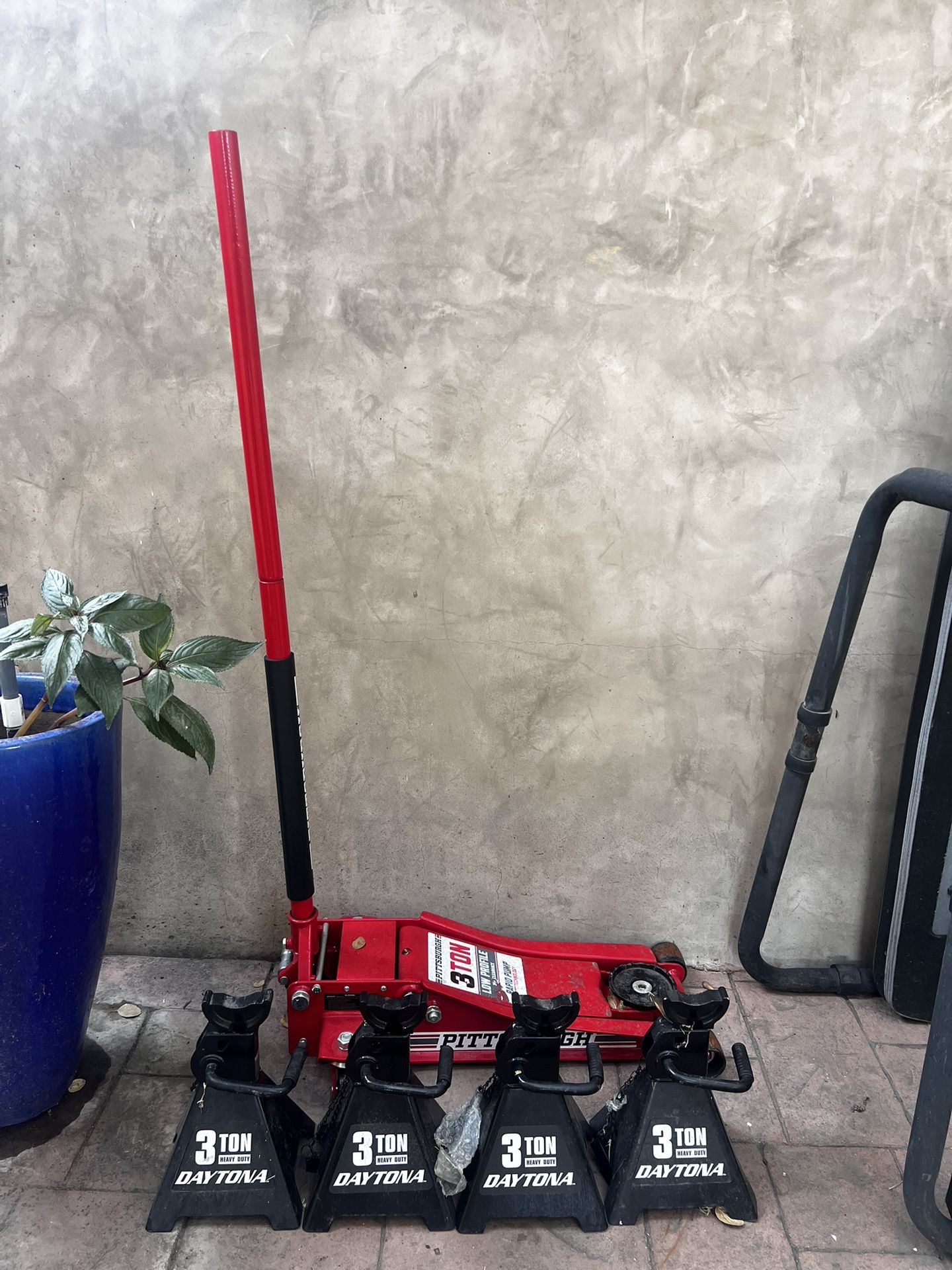 3 Ton Low Profile Jack & Stands