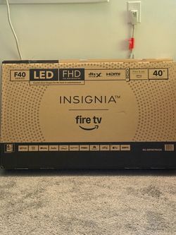 (2) Insignia 40inch Smart TV’s Left