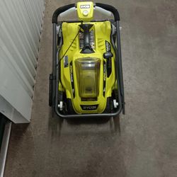 RYOBI 40 VOLT ELECTRIC  Lawnmover, And WEEDWACKER