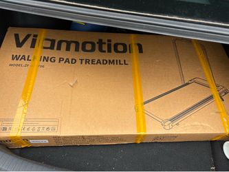 Viamotion Walking Pad Treadmill with Handle Bar
