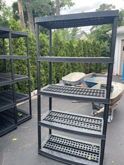 Plastic Black Shelf
