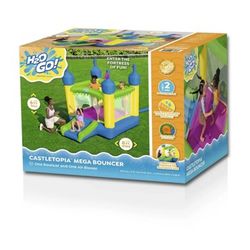 BRAND NEW H20GO! CASTLETOPIA BOUNCE HOUSE with Extra Wide Slide and Blower