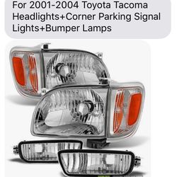 Toyota  Tacoma 01-04 New Headlights 