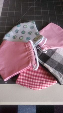 Girls face masks - 5 for $20