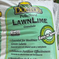 Grass Seed, Lime, Fertilizer 