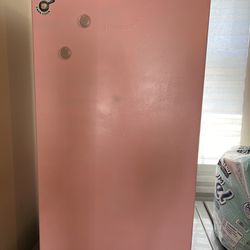 Pink Mini fridge 