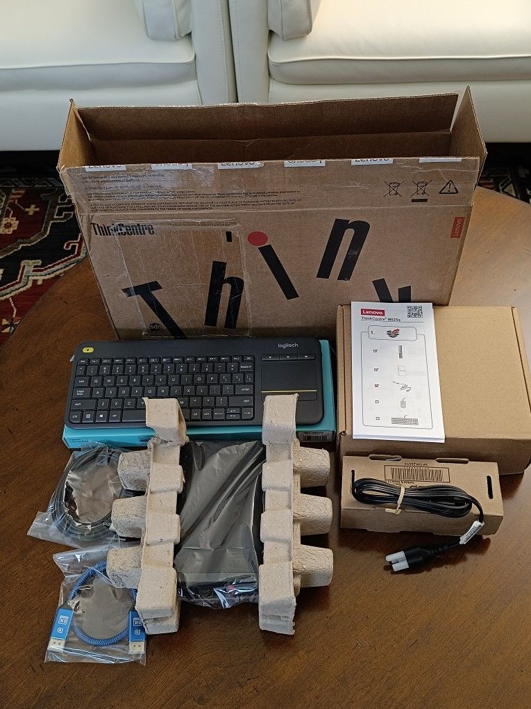 NEW   ThinkCentre +27" HP Monitor +Wireless Keyboard & Mouse. NEW NEVER USED 