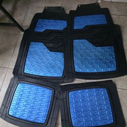 Blue Car Floor Mat