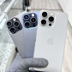 iPhone 15 Pro Max Unlocked 256GB $60 Down