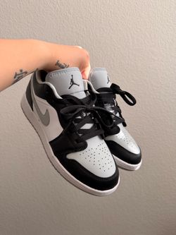 Air Jordan 1 Low Black Grey Sneakers