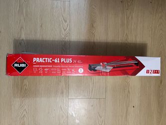 Rubi Practic 61 Plus-24 in. Tile Cutter with Tungsten Carbide Blade