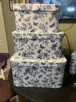 Storage boxes, decorative