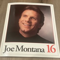 Joe Montana #16 Jersey Number Retirement Commemorative Book SF 49ers