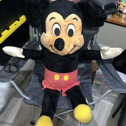 Vintage Jumbo Mickey Mouse Plush