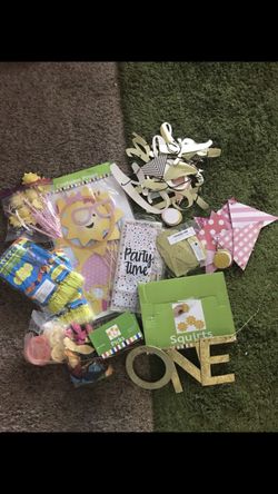 “You are my sunshine” birthday/party stuff