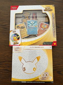 Pokemon 30th Celebration ETB , Poster Collection