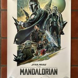 The Mandalorian Official Disney+ Poster Star Wars