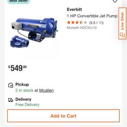 Everbilt Jet Pump