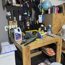 Storage Unit W/pegpoard (tools Not Included) 