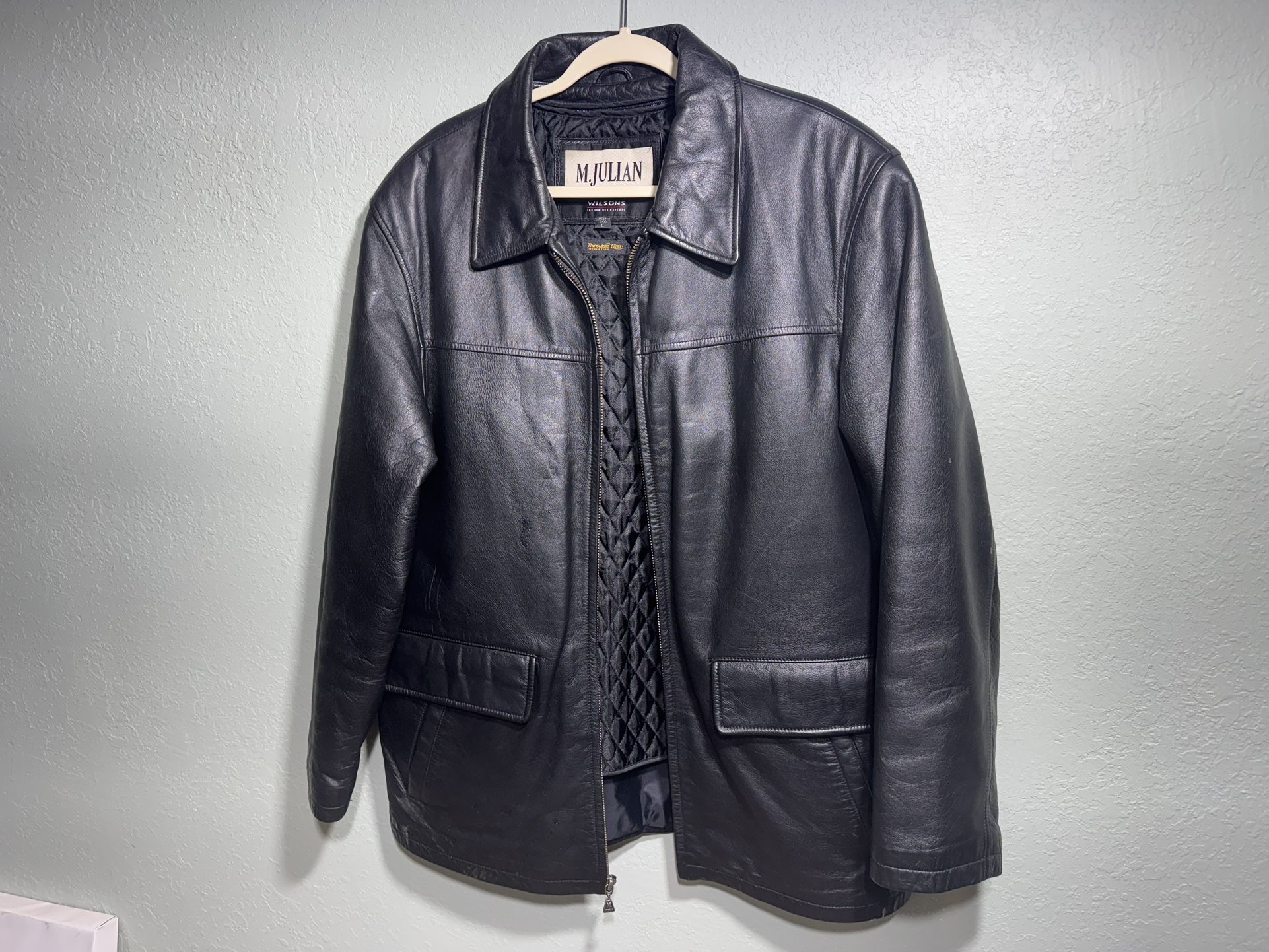 Wilson Leather Coat —M. Julian —Size L