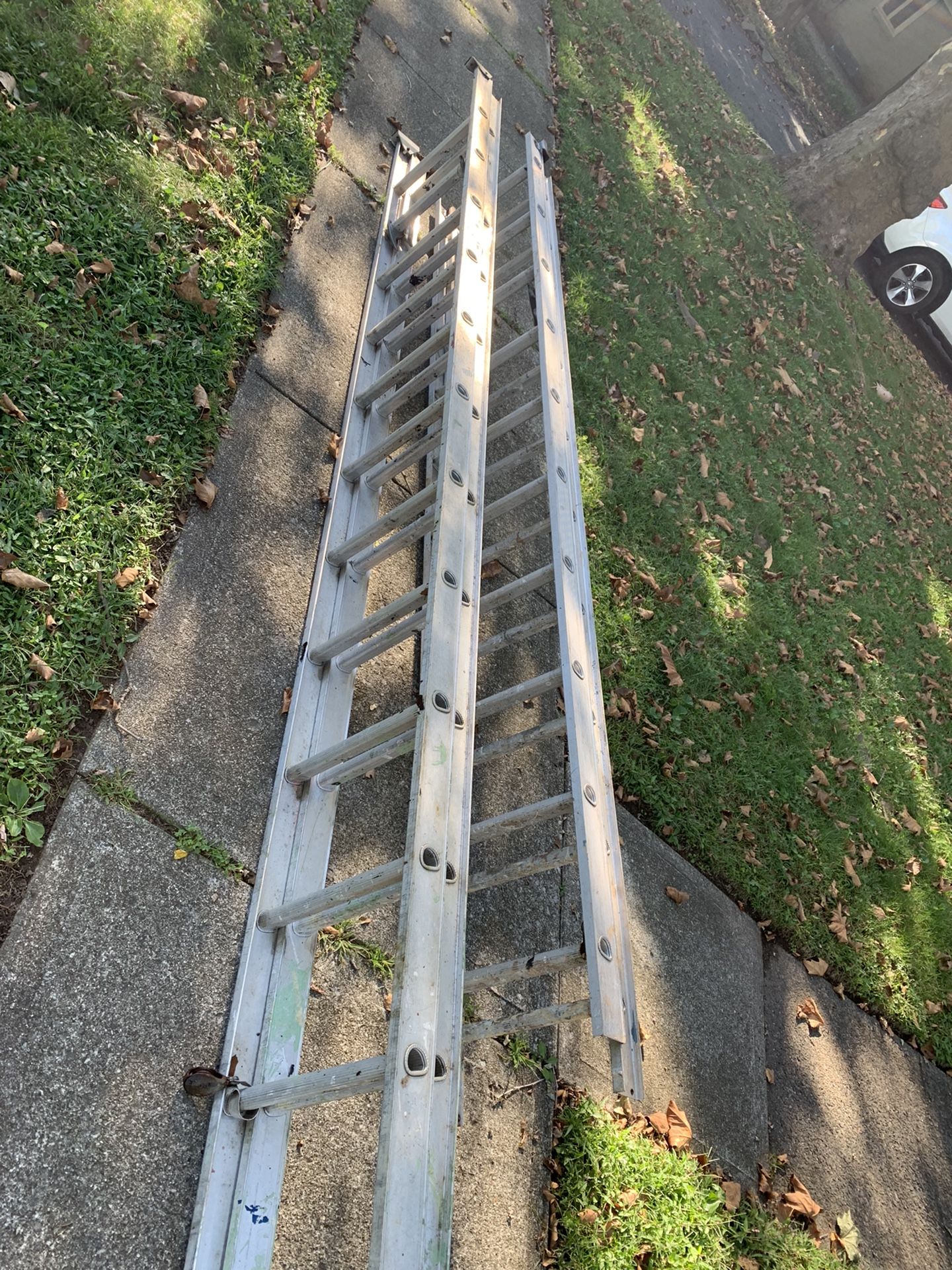 Two Double Ladders; 120” And 145”  