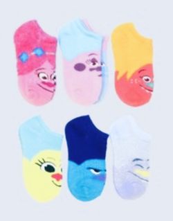 Troll Socks Size Large 6 Designs Shoe Size 3-10